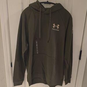 Under Armour Men's Green Freedom Hoodie